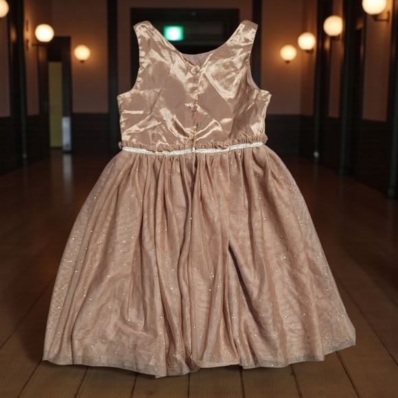 H&M Kids Dress in Shimmering Gold - Picture 2 of 5
